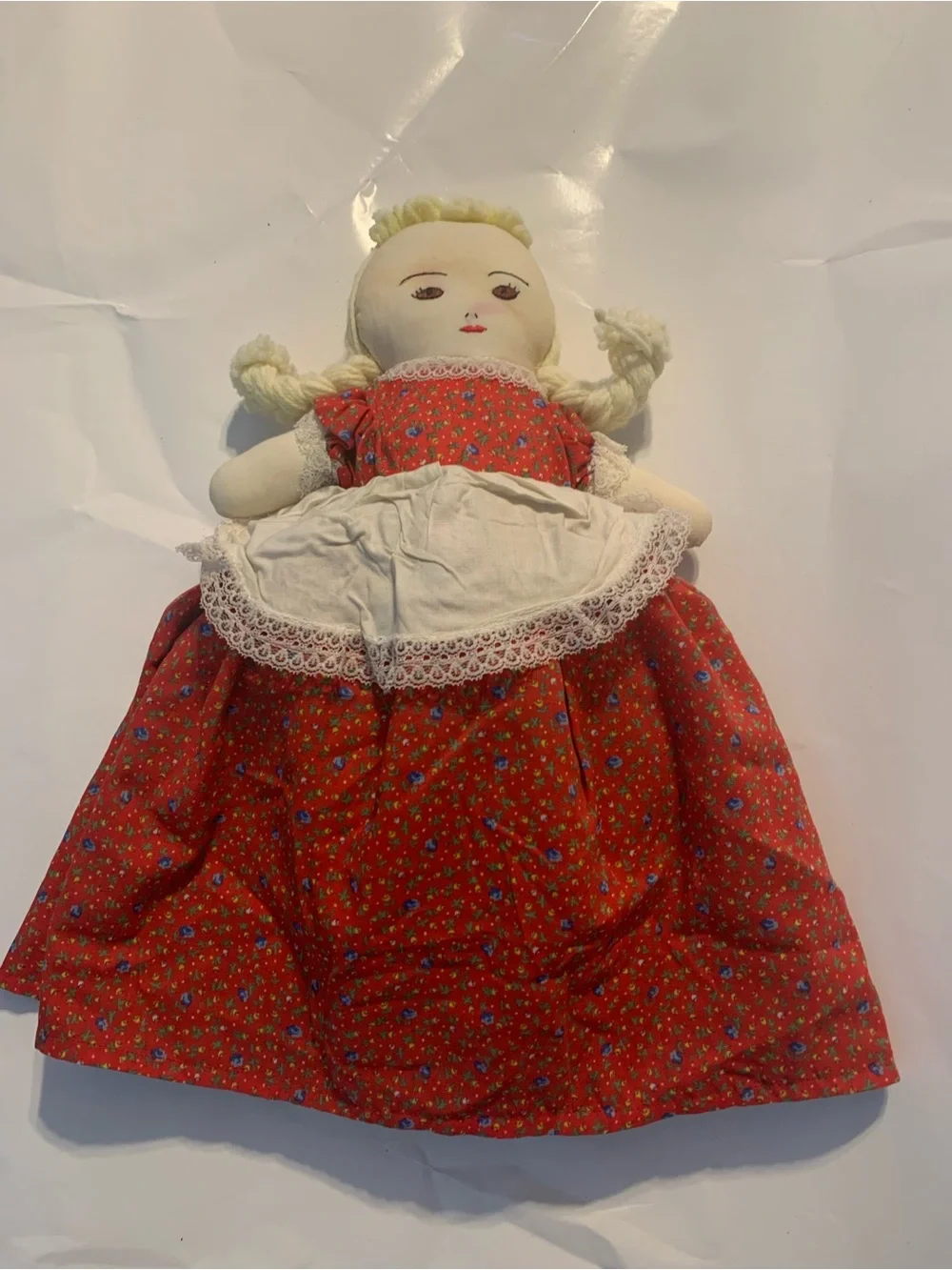Vintage 3-n-1 Topsy Turvy Flip Doll Red Riding Hood Grandma Wolf Toy Reversible